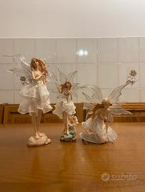 3 fatine da decorazioni di resina