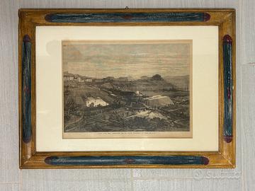 Stampa Bacino Arsenale di La Spezia in costruzione