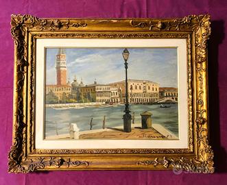 dipinto ad olio 55x40 con cornice