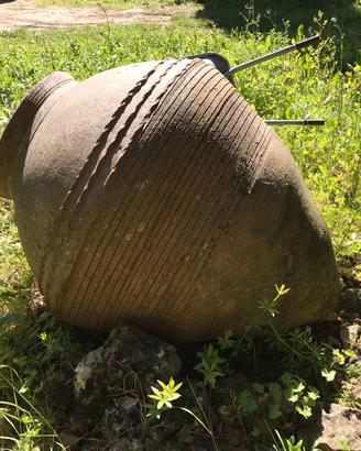 antico orcio turco + 2 orci antichi + 2 portavasi