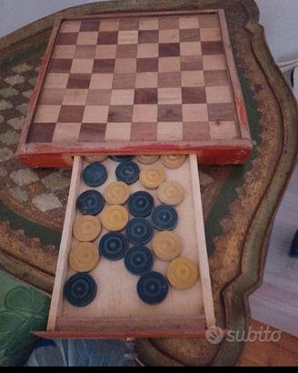 dama in legno 