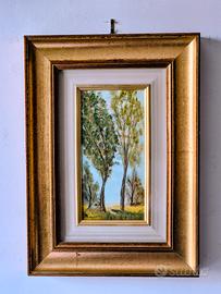 Quadro olio 1948 Bruno Bertazzi Certificato 