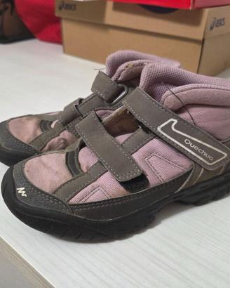 Scarpe Quechua tg 30 colore rosa