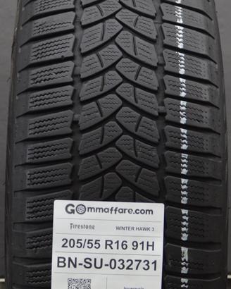 1 Pneumatico 205/55 R16 Firestone Winter Hawk 3