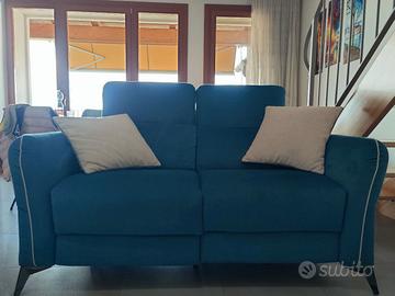 Divano 2 posti con 2 relax elettrici