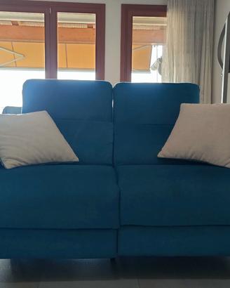 Divano 2 posti con 2 relax elettrici