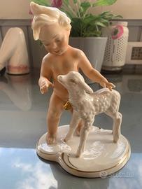 SCHAUBACH KUNST – Putto con agnello (#103013)