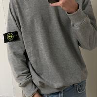 Felpa grigia stone island