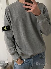 Felpa grigia stone island