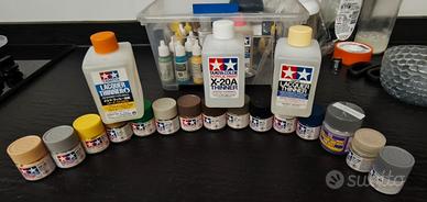 Lotto colori modellismo tamiya
