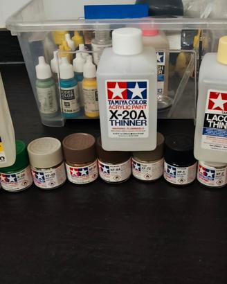 Lotto colori modellismo tamiya