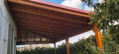 Copertura in legno lamellare