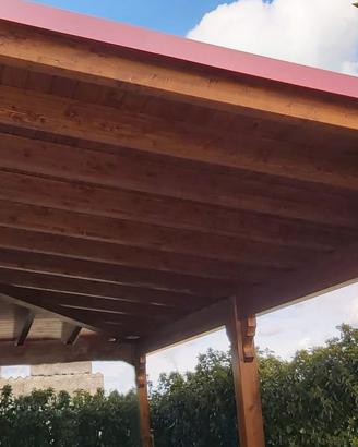 Copertura in legno lamellare