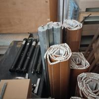 Avvolgibili in alluminio e pvccomplete di motori 