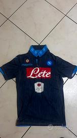 maglia da calcio napoli 2014/15 firmata da hamsik