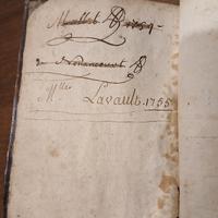 Libro Antico 1733 - Storia Sacra - Firme Storiche