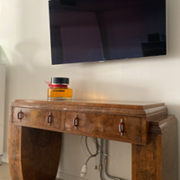 Credenza / Console Art Déco in radica anni ’30