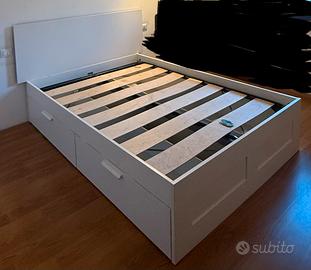Letto ikea Brimnes matrimoniale