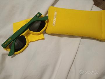Occhiali Havaianas montatura gialla e verde