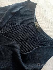 maglia blu girocollo Taviani