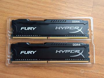 RAM DDR4 16GB kit (2x8) Kingston HyperX FURY Black
