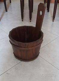 Vaso/contenitore in legno
