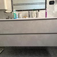 Mobile Bagno serie “Dolomite” effetto cemento