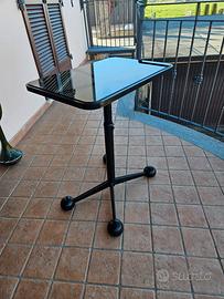 Tavolino Allegri Parma vetro fumè anni 60-70