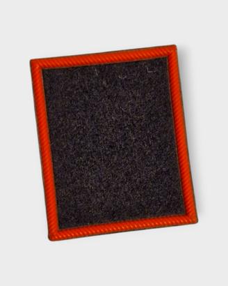 Patch rossa e nera, toppa con velcro