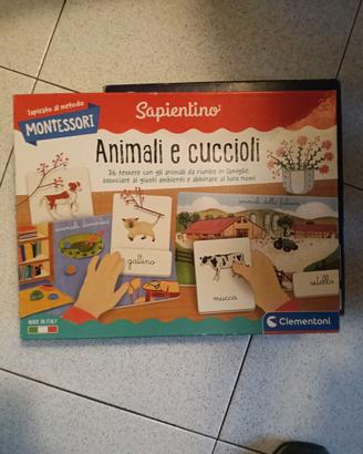 Gioco Sapientino animali e cuccioli