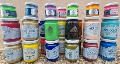 Lotto colori acrilici Ferrario Apa 