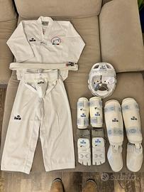 Kimono taekwondo + accessori