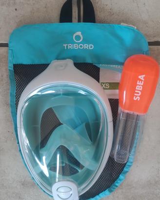 Maschera Decathlon Easybreath XS