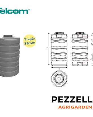 SERBATOIO DA ESTERNO ONDA 750 LT