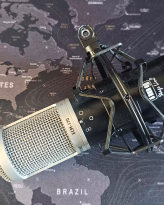 IMG Stageline ECM-170 microfono XLR + spider 