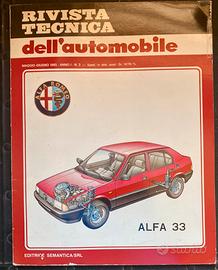 Rivista Tecnica Alfa Romeo Alfa 33 Maggio 1985