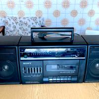 Sony stereo potente a pile e presa Equalizzatore