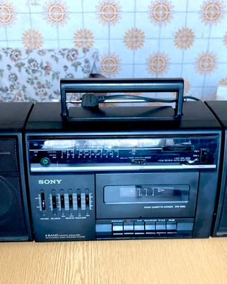 Sony stereo potente a pile e presa Equalizzatore