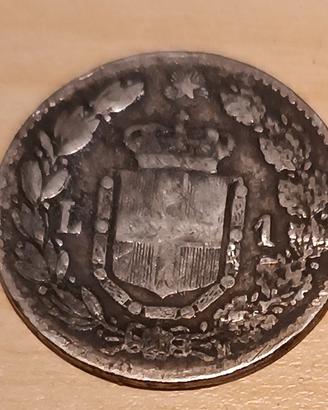 1 Lira 1887
