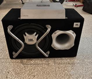 SUBWOOFER JBL + amplifocatore impact sthealt 1