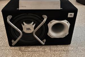 SUBWOOFER JBL + amplifocatore impact sthealt 1