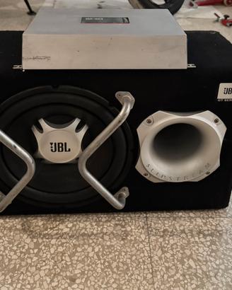 SUBWOOFER JBL + amplifocatore impact sthealt 1