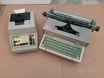 Macchina da Scrivere e Calcolatrice Olivetti