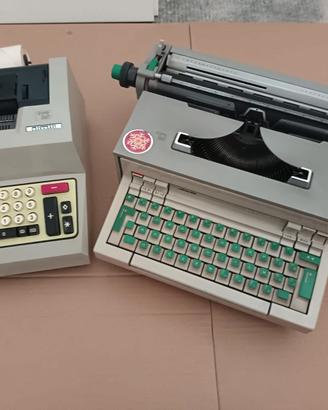 Macchina da Scrivere e Calcolatrice Olivetti