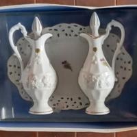 set 3 pezzi porcellana Bavaria Jaeger 1897