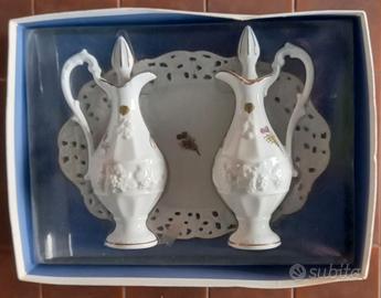 set 3 pezzi porcellana Bavaria Jaeger 1897