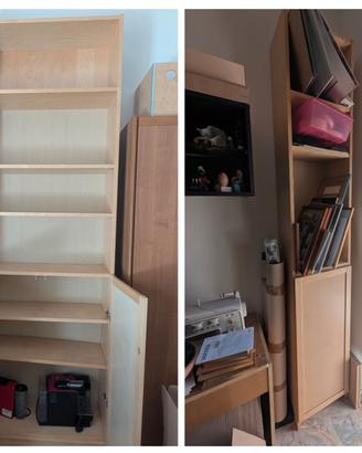 Due armadi serie Billy Ikea