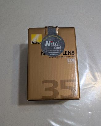 Scatola Nikkor Lens DX 35mm
