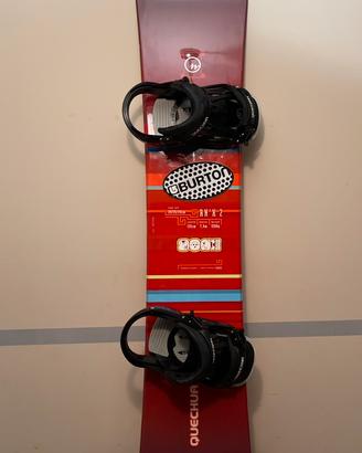 Snowboard Quechua RN'X 2 155cm Attacchi Stomp Pad