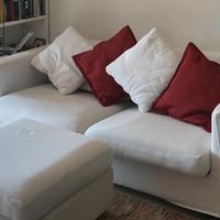 Divano letto sfoderabile Confalone due posti+ pouf